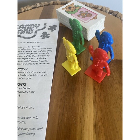 Candy Land VTG 2004 Board Game Replacement Part Pieces 4 Mover Pawns Candyland - Picture 2 of 2